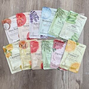 Skincare Sheet Mask Set - set of 12